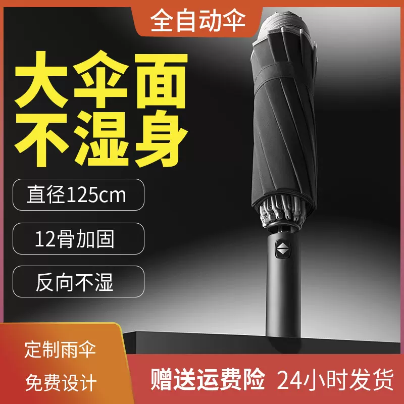 雨伞折叠伞高级感批发伞折叠自动伞大雨伞男士伞超大广告伞遮阳伞