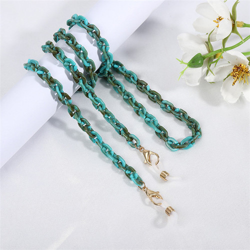 Cross-border accessories fashion chain glasses chain acrylic resin anti-skid chain wholesale