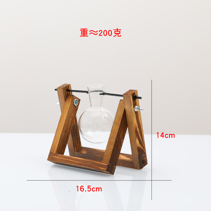 단일 공 새로운 나무 꽃병