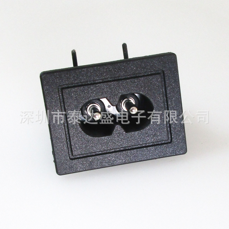 2.0卡位31*24大尺寸8字充电接口7A125V大八字适配器电源插座LH-8