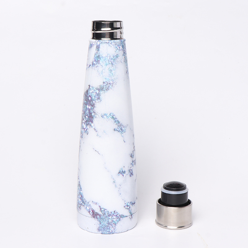 Fábrica estudiante oficinista moda colorido termo taza 304 Acero inoxidable termo taza lindo viento puesto al por mayor