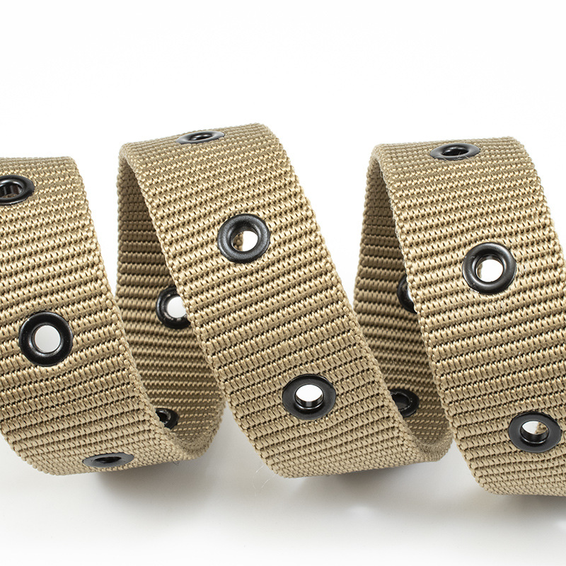 Directo de fábrica rectangular al aire libre niños deportes cinturón pin hebilla de nylon al por mayor de la correa de la cola redonda en stock suministro