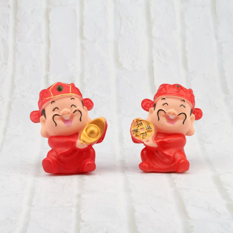 Mengjiao Wecong's birthday baking cake decorative ornament ingredients copper coin scene doll accessories factory direct sales