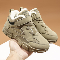 2024 New Children's Cotton Shoes Boys Winter Warm Plus Velvet Boots Baby Thickened Northeast Winter Shoes Snow Boots 13