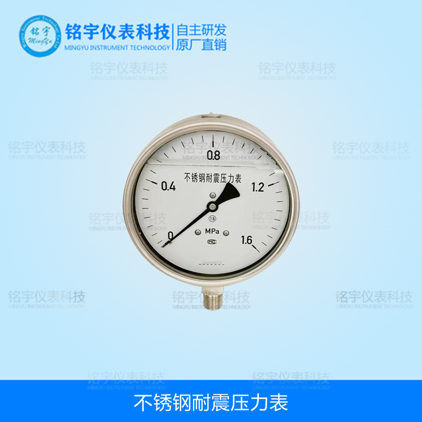 供应--不锈钢耐震压力表0-60Mpa不锈钢耐震压力表 不锈钢材质