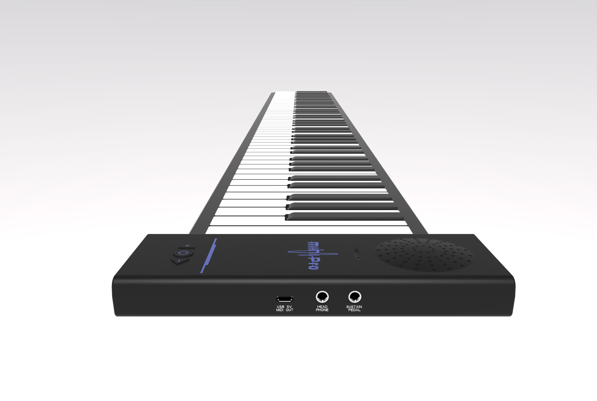 Rollo de mano piano 88 engrosamiento clave Edición Profesional con teclado externo plegable simulación práctica para adultos órgano electrónico portátil