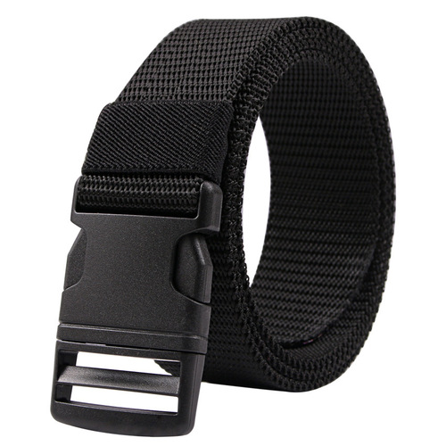Men's nylon buckle belt Korean style youth fashion versatile business canvas student outdoor sports military training belt