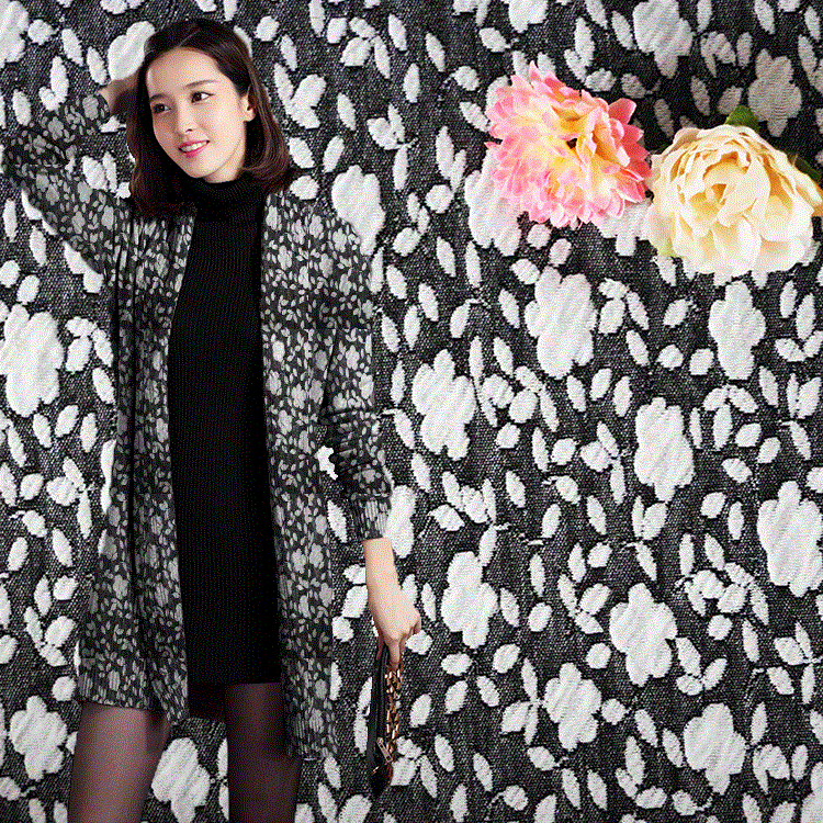 厂家直销 针织提花色织布 YH0271时尚女装家纺箱包鞋子面料