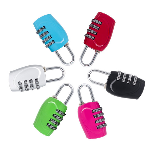 Cross-border hot selling four-digit password padlock gym locker anti-theft lock small padlock ordinary password lock