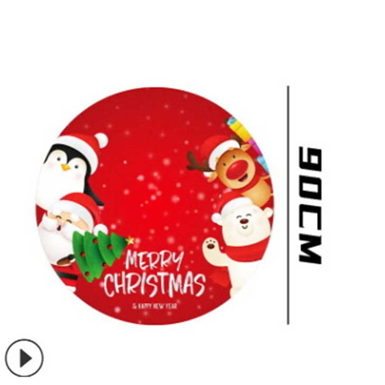 90cm transfronterizo nuevo vestido de árbol de Navidad decoraciones de Navidad dibujos animados viejos velhos vestido de árbol de Navidad