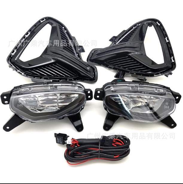 Aplicable a 19-22 chuanqi gs4 lámpara de circulación diurna 20-21 chuanqi gs4 lámpara de niebla original lámpara de niebla LED anti-niebla