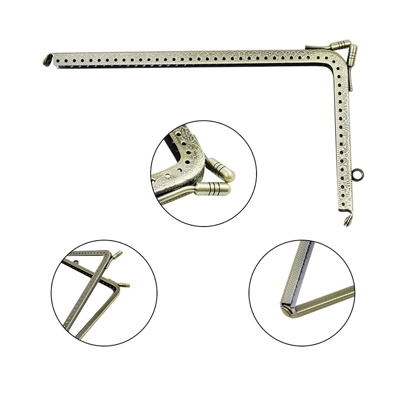 Accesorios de bricolaje bordados 8.510.512.5CM semicircular portátil cuentas de madera serie en relieve gato boca creativa oro