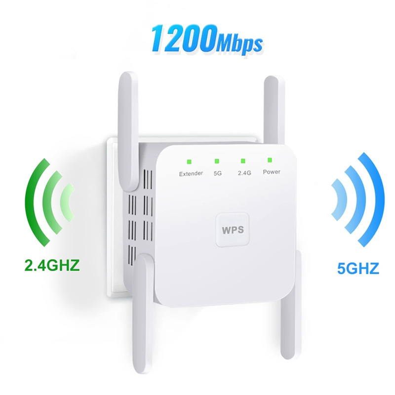 1200m wireless repeater wifi signal amplifier route booster extender wifi repeater