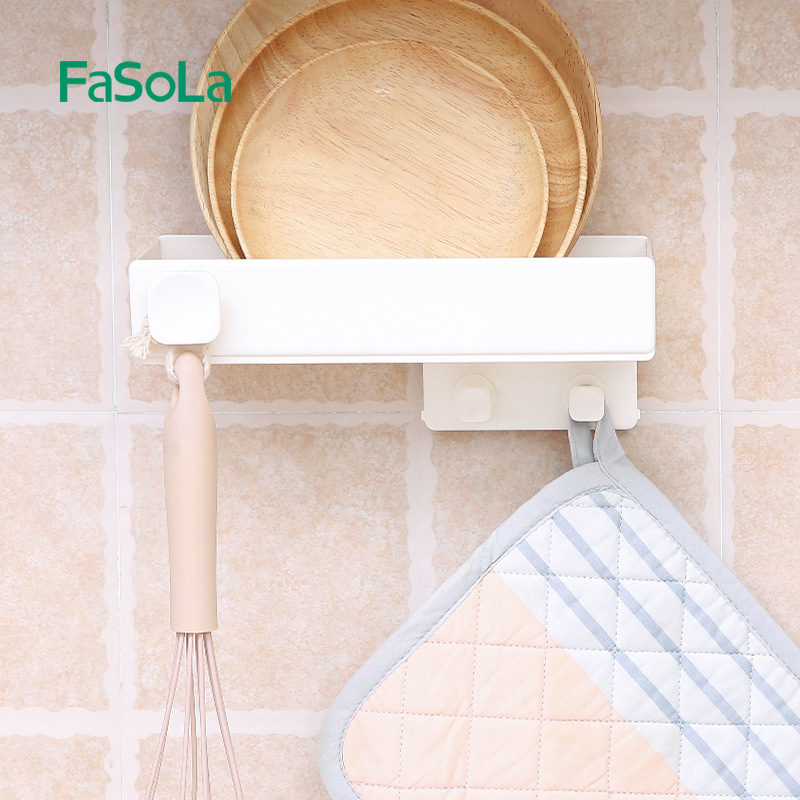Kitchen Bathroom Storage Rack Wall-mounted Kitchen Bathroom Toilet Bath Toilet Punch-free Storage