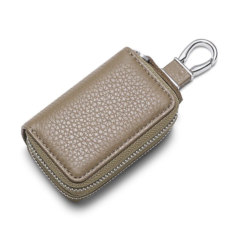 Caja dominante del coche de cuero de la caída natural Suministro de comercio exterior primera capa de cuero de vaca coche de control remoto funda protectora bolsa de la llave