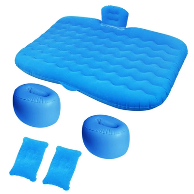 Vehicle-mounted inflatable bed: Car Suitable for Cartoon - 758a-wave-storage-pier-blue