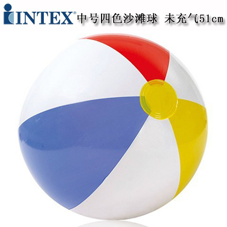 59030 Pelota de playa de cuatro colores (61cm)