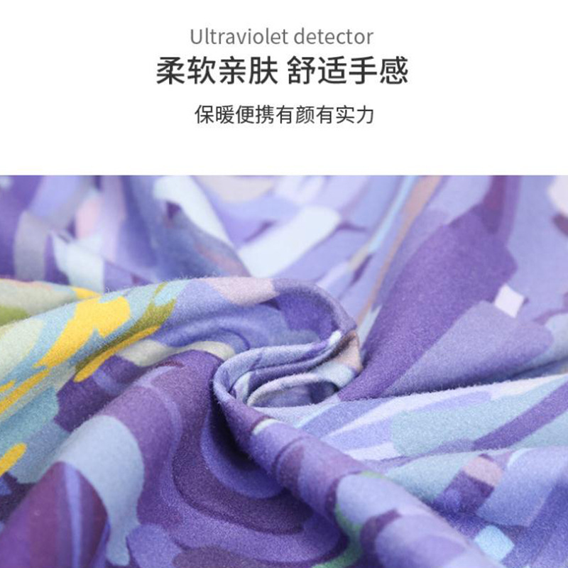 Chal de estilo europeo y americano serie de moda natación playa chal adulto de doble cara capa de terciopelo