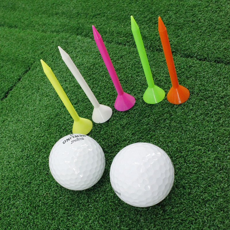 Venta caliente transfronteriza de plástico de uñas de golf multi-tamaño Tee Golf Course suministros Fuente de fábrica al por mayor