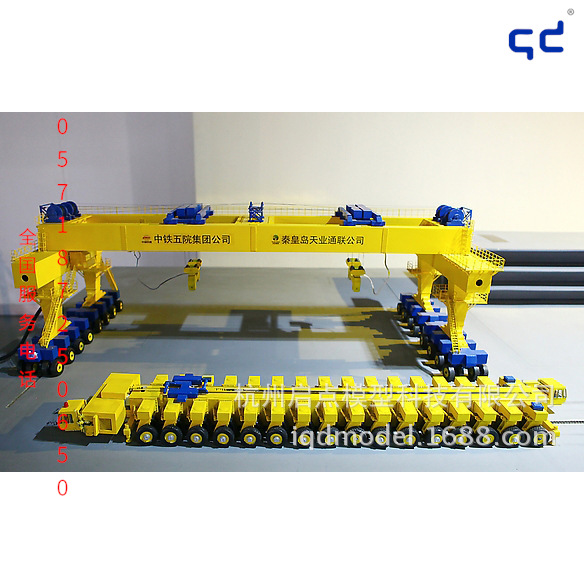 Making door bridge crane science and technology museum model teaching special equipment model gift ornaments