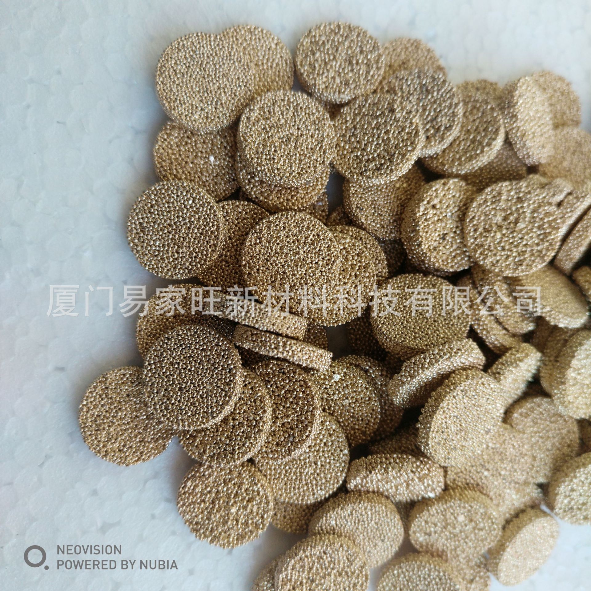 供应青铜粉末烧结过滤片 气动元件/消声器 金属烧结滤片