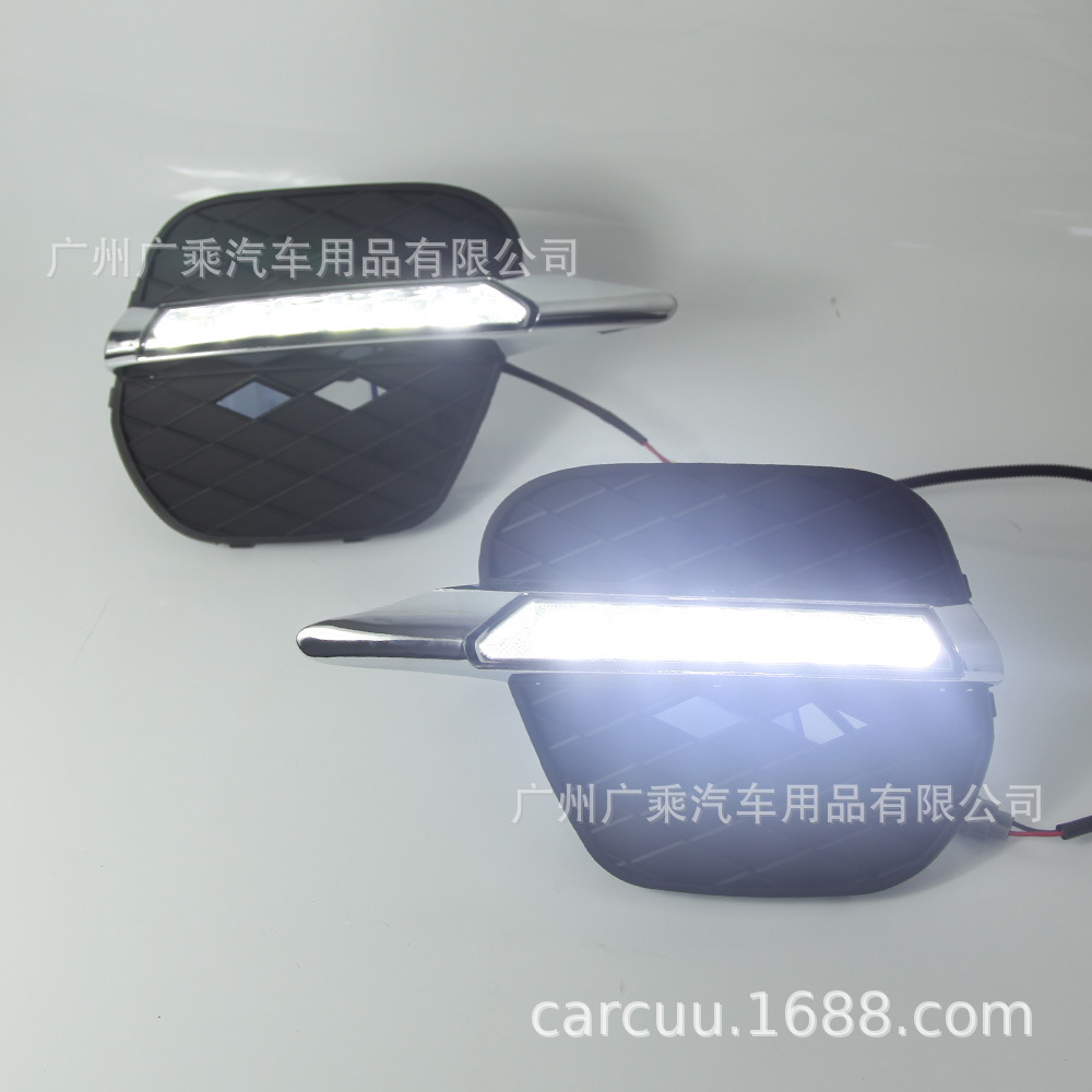 Adecuado para 11 BMW X5 luces de circulación diurna 13 BMW E71 luces de circulación diurna BMW modificado LED luces antiniebla delanteras