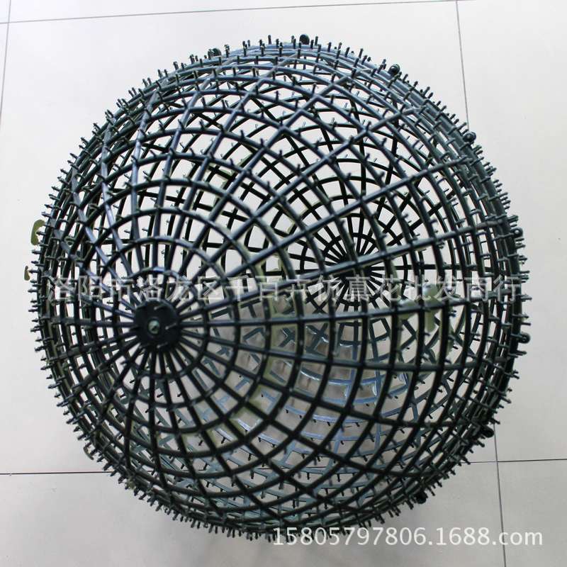 Simulation flower ball rack factory direct plastic ball rack round ball core grid floor wedding props wholesale
