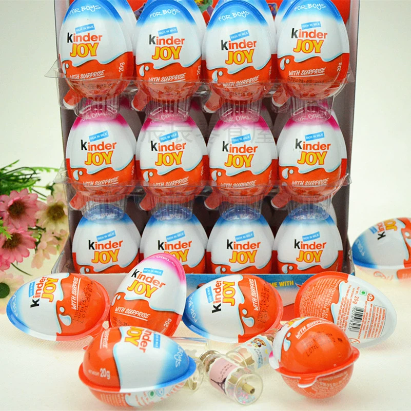 Кукольное (Kinder) Смешное Яйцо-сюрприз, 20 г капсулы — набор подарков на день рождения, варианты для мальчиков и девочек