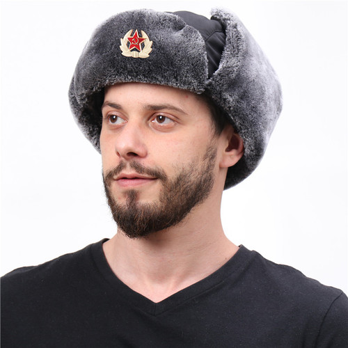 Soviet emblem Lei Feng hat windproof and waterproof outdoor hat for men and women thickened ear protection hat Russian warm hat AliExpress