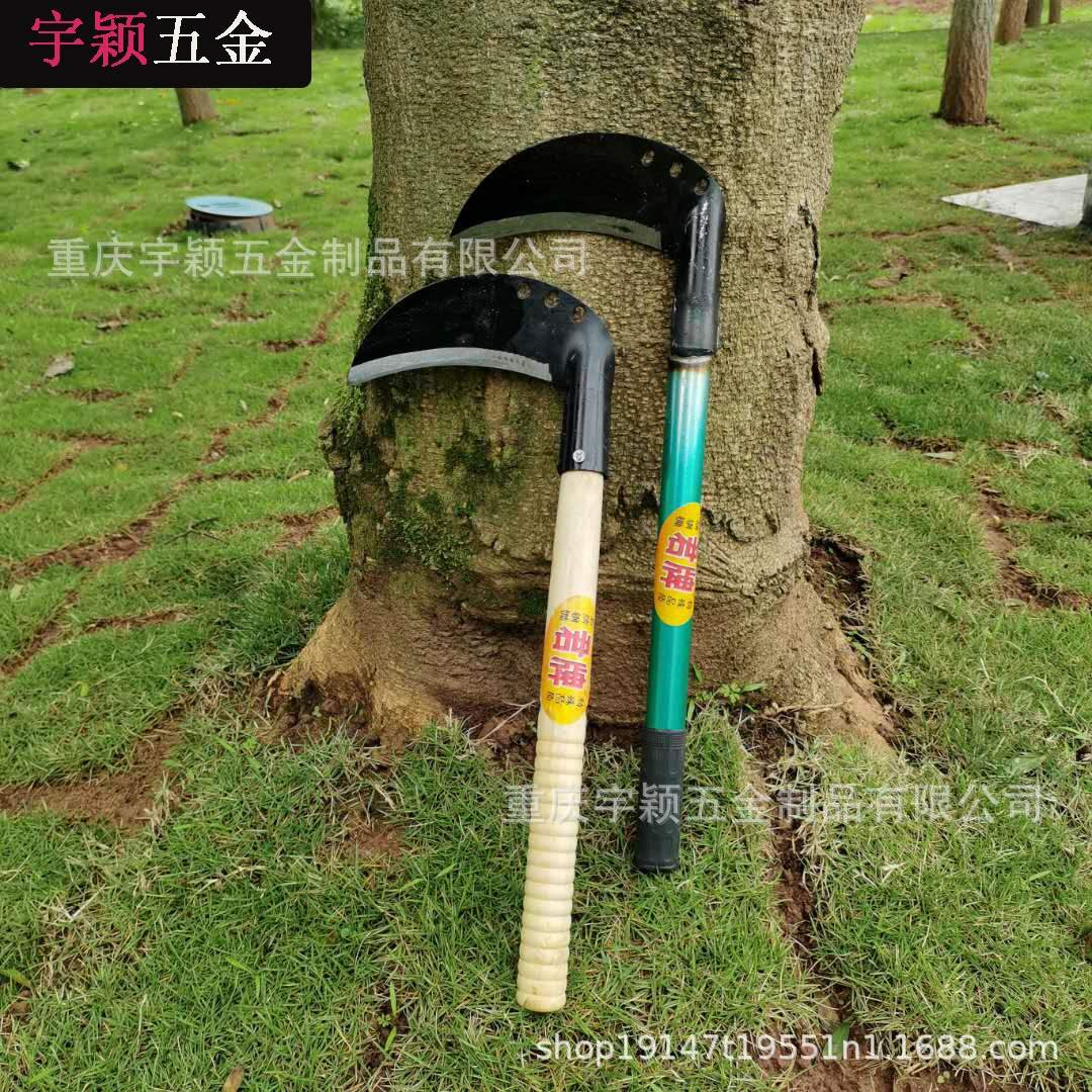 Сельскохозяйственная серповидная газонокосилка открытый инструмент для уборки дров Кукуруза соя рисовая цепь нож с острой головкой прополка чистый нож