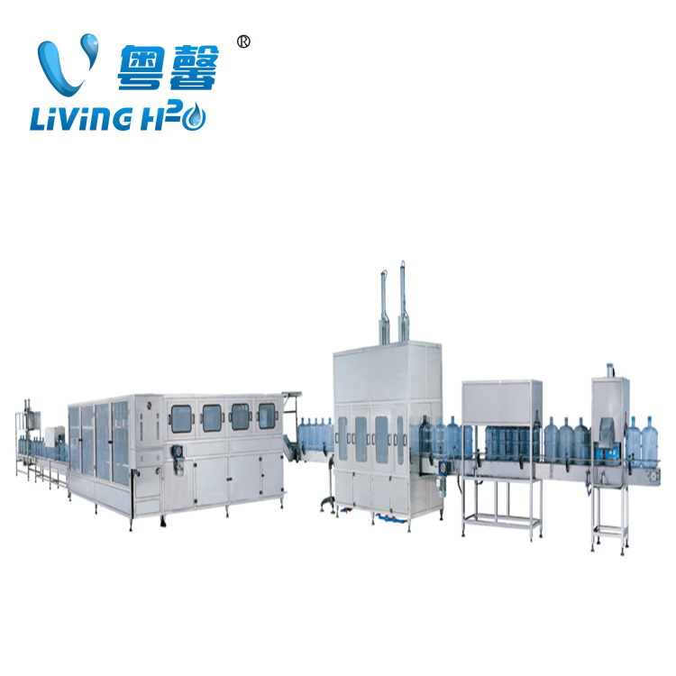 全套桶装水灌装生产线设备矿泉水机械加工设备全自动液体包装机