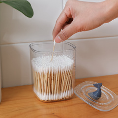 A2999 Creative Animal Storage Box, Desktop Dustproof Organizer, Cotton Swab & Makeup Pad Holder, Cotton Swab Container