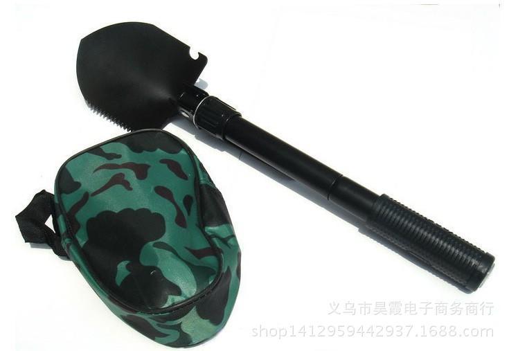 小号工兵铲 可折叠多功能工兵铲/锹/ 带指南针101轻便便携