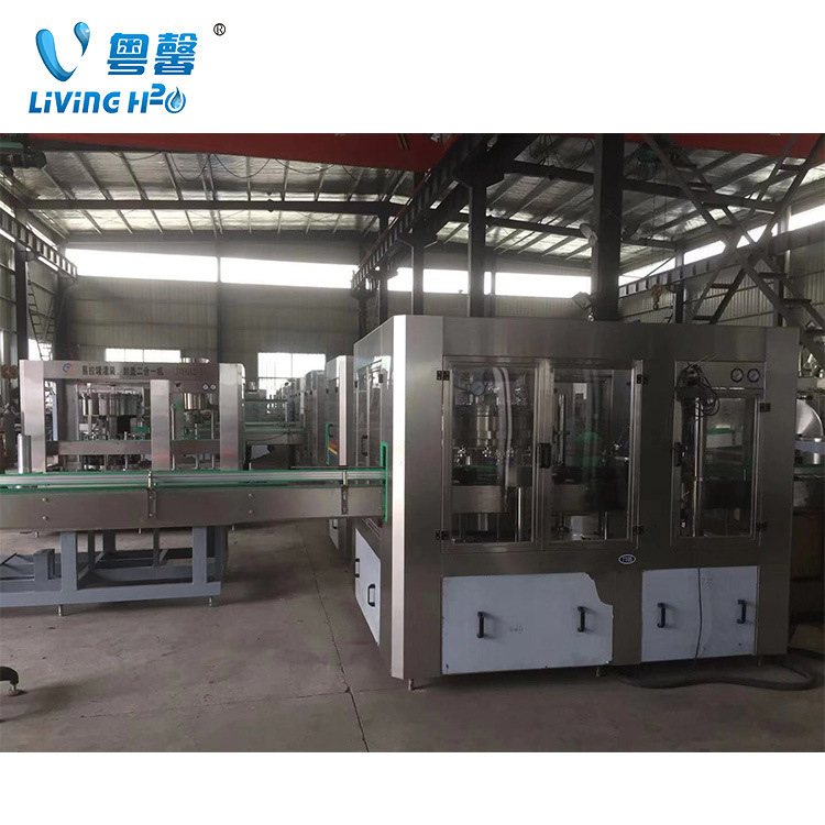 全自动液体灌装机易拉罐凉茶生产线碳酸饮料啤酒易拉罐灌装机设备