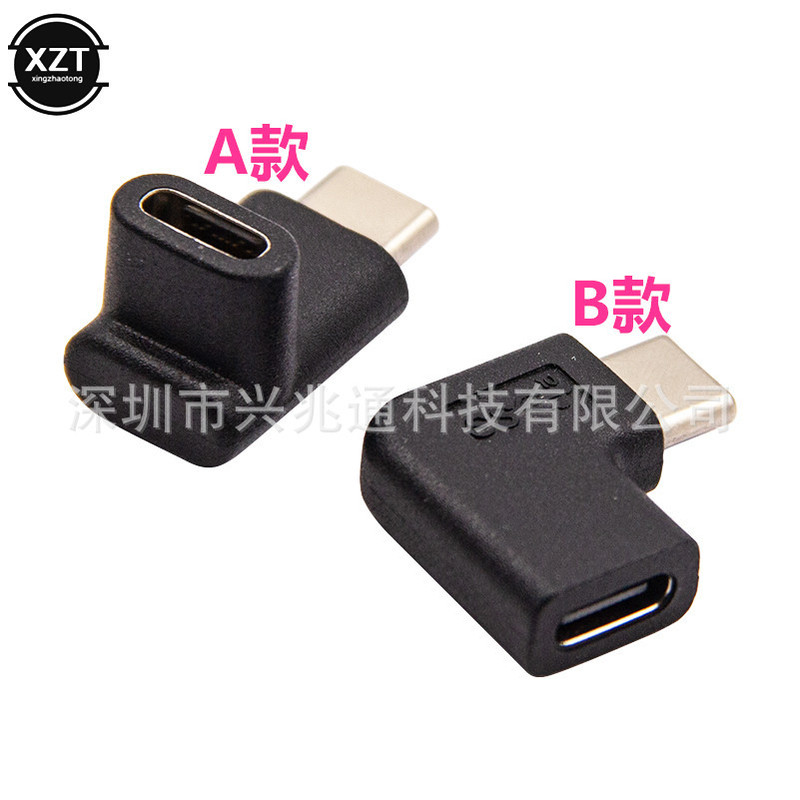 90 degree USB TYPE C 3.1 male to female extension head adapter USB3.1 USB-C male to USB-C female