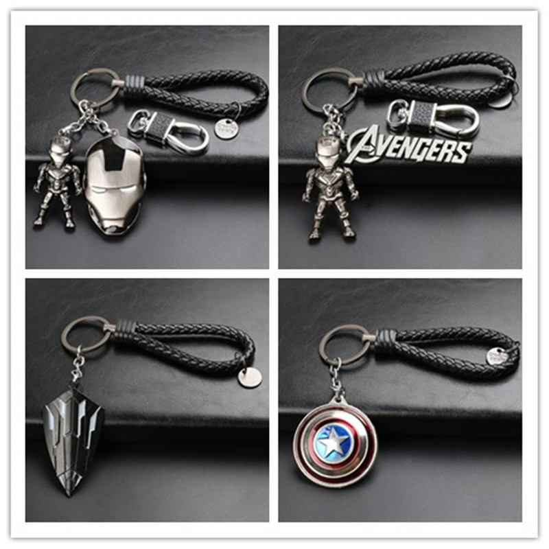 New movie Avengers Batman vs Superman alloy keychain pendant foreign trade direct supply in stock