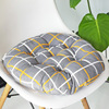 Factory wholesale rough cloth round cotton -linen style cushion round meditation chair cushion Japanese -style futon cushion