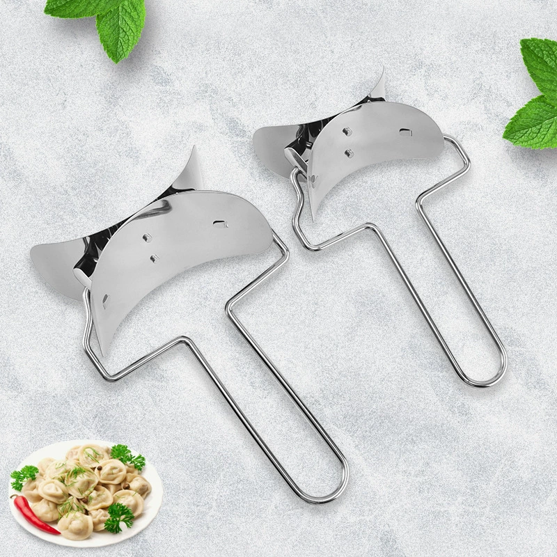 Оптовая Продажа с фабрики Бытовая обертка из нержавеющей стали пельмени большая обертка для пельменей форма кухонные принадлежности Инструменты для изготовления Пельменей