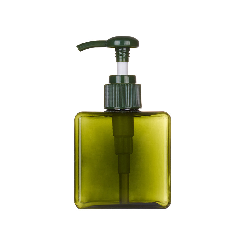 250ml loción de baño desinfectante de manos champú prensa PETG botella cosmética cuadrada botella de loción de sub-embalaje