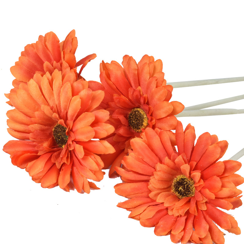 Una sola flor de Palma crisantemo africano boda decoración del hogar flor artificial decoración del hogar girasol flor artificial fábrica al por mayor