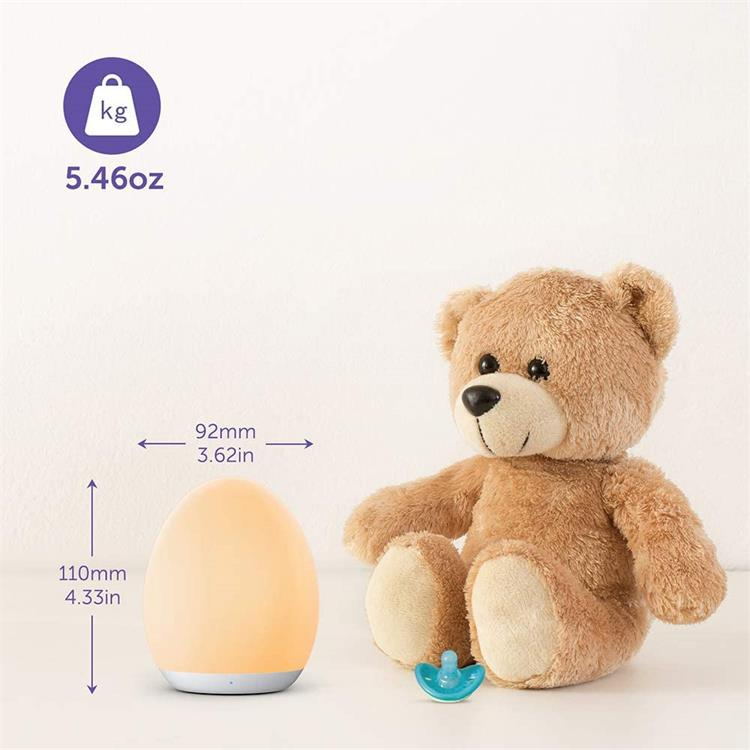 Luz de silicona recargable USB caliente transfronteriza bebé de enfermería Luz de sueño Luz de Protección para los ojos luz luminosa Pat Light Night Light