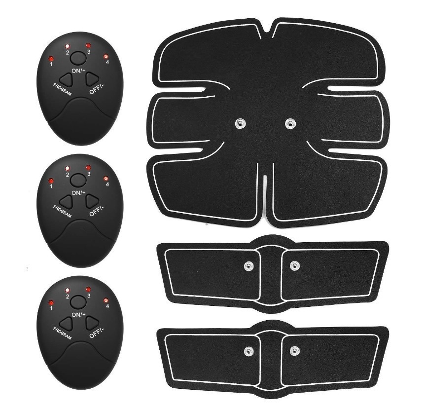 Six three-piece battery