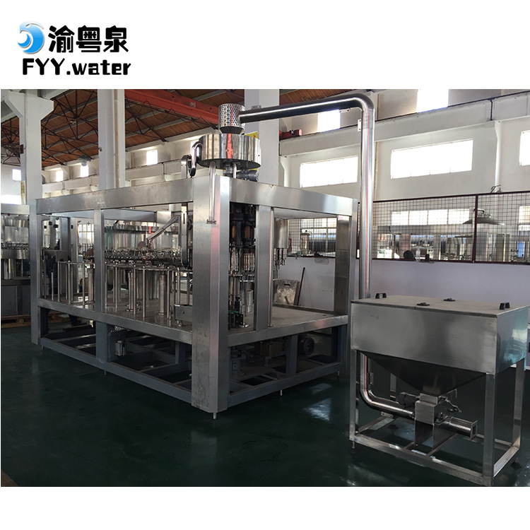 矿泉水灌装机三合一纯净水洗灌封一体机瓶装水生产线饮料灌装设备