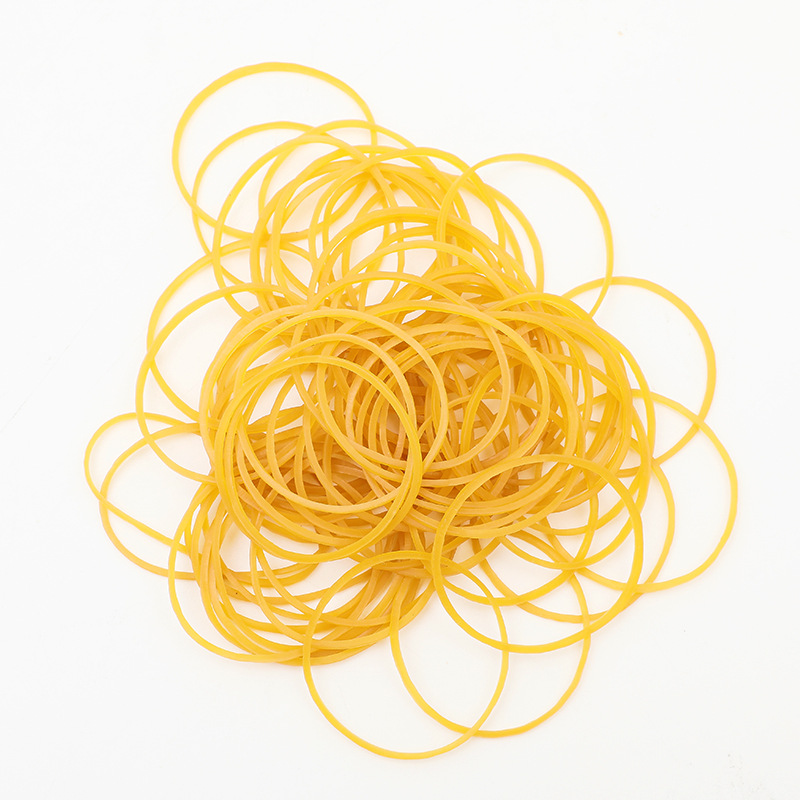 Leather elastic hair rope