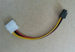 Кардридер 4Pin на 6pin питание видеокарты 4P в 6P кабель питания графической карты D-тип 6pin