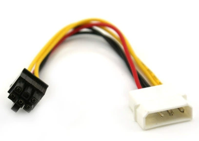 Кардридер 4Pin на 6pin питание видеокарты 4P в 6P кабель питания графической карты D-тип 6pin