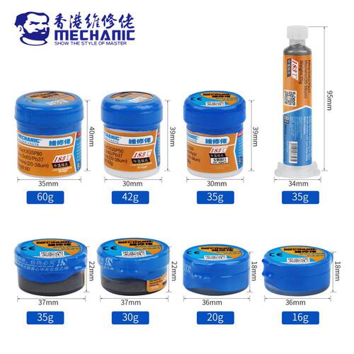 Original Hong Kong repair man solder paste XGSP80 leaded normal temperature melting point 183 degrees medium and low temperature solder paste