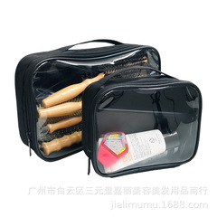 工場卸売韓国旅行収納袋透明化粧品袋肥厚 PVC 化粧品袋小型ポータブル整理袋