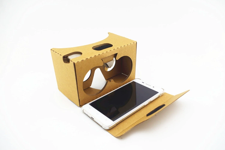 VR Cardboard Viewer New Valley 2nd Gen, 3D Virtual Reality, 3–7" Phones, Customizable