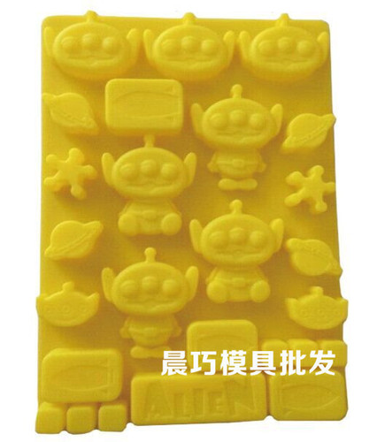 Silicone Cake Mold Antenna Robot Piggy Bear Ballet Pig Chocolate Mold Stitch Digimon
